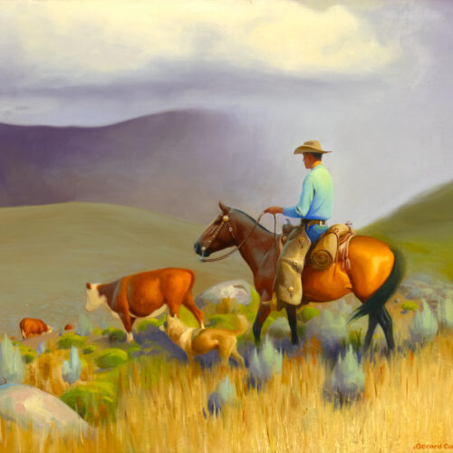 Gerard Curtis Delano (1890-1972) Colorado Oil On Canvas 30 X 36
