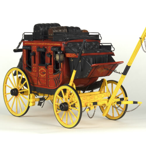 Dale Ford (1934- ) Butterfield & Company Overland Stagecoach, 2008 Mixed Media